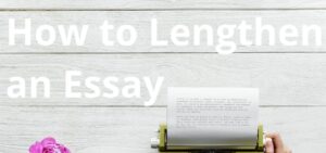 How to lengthen a paper